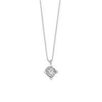 Collana Comete Donna Punti Luce in Oro bianco Diamante 0.07 Ct GLB1537 - GLB1537